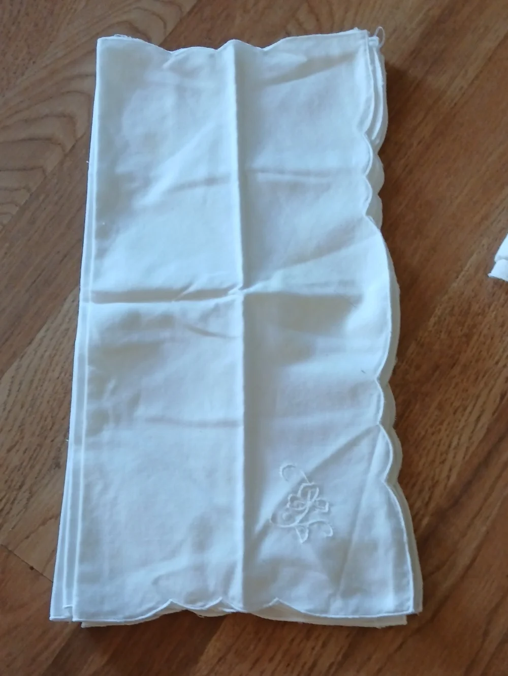 Vintage Handmade Tablecloth Set